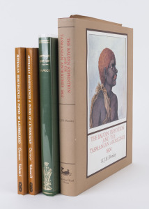 AUSTRALIA - ABORIGINES: "The Baudin Expedition and the Tasmanian Aborigines" by N.J.B. Plomley published by Blubber Head Press (1983), 245pp quarto hardbound with illustrated dustjacket and end pages, limited edition numbered 602/1000; also "Australian Re