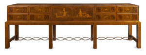 OTTO PRUTSCHER (Austria,1880-1949) & Jacob Löw (Austria/Israel,1887-1968) Wiener Werkstätte Viennese Sideboard, 1922 Manufactured at the furniture maker August Knobloch's Nachfolger, Vienna 7, Karl-Schweighofer-Gasse 10-12, to Prutscher's design and with 