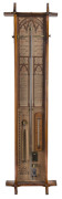 Admiral Fitzroy's Barometer, oak case, 19th century, ​103cm high