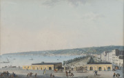 ARTIST UNKNOWN (19th century, Italian), I.) V. Dei Tempi Di Pesto, II.) Veduta della Riviera di Chiaja, III.) La Villa Reale, IV.) Untitled (Naples), gouache on paper, ​47 x 65cm - 3