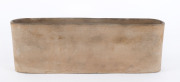 GOUDA Dutch pottery flower trough with bird decoration, circa 1919, with original ceramic insert, rare, signed "197, G ETE. Gouda, Holland", 39cm across the handles - 2