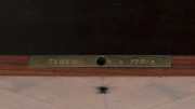 A French kingwood and brass glove box, fall front, signed "TAHAN PARIS", mid 19th century, 9cm high, 27cm wide, 11cm deep - 3