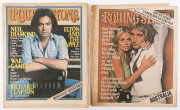 ROLLING STONE (AUSTRALIA): Bundle of 1974-76 issues noting many better front covers including Richard Nixon ("The Quitter" Sep.1974) The Eagles (Sep.1975), Rod Stewart/Britt Ekland (Nov.1975) & David Bowie (Feb.1976) amongst many others; all are more-or- - 3