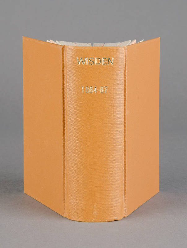 "Wisden Cricketers' Almanack" for 1864-78, fifteen second facsimile reprints (1974), bound together in 5 bound volumes.