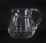 BACCARAT "Talleyrand" French crystal water jug, 20th century, acid etched factory mark "Baccarat, France", 14cm high