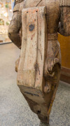 A 19th century ship's masthead figure of Don Francisco Assis de Bourbon, carved wood with remains of painted finish, circa 1850, 135cm high - 5