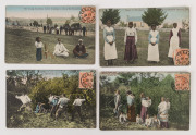 POSTCARDS: ABORIGINAL SUBJECTS, collection of (43) real photo cards, circa 1905-10, almost all postally used and the subjects mainly from identified locations: Queensland (5), South Australia (2), Tasmania (2), Victoria (10), Western Australia (14), and g - 6