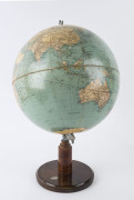 PHILIPS' 13½ inch Challenge globe with compass base, circa 1930s, 52cm high