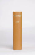 "Wisden Cricketers' Almanack" for 1900, rebound in tan cloth, preserving original wrappers. Fair/G.