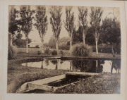 TASMANIA and NEW ZEALAND photo album with 66 albumen photo prints, sheet size predominantly 17 x 24cm; photographic views by John Watt Beatie, Stephen Spurling as well as a selection of New Zealand views by John Richard Morris, 19th century, ​album 40.5cm - 10