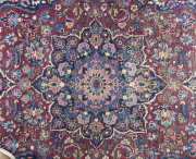 A hand-woven Persian rug on red background, circa 1930s, ​211 x 132cm - 2