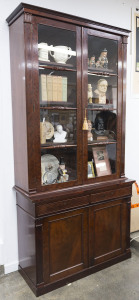A Regency mahogany bookcase, English, circa 1825, 151cm high, 125cm wide, 49cm deep