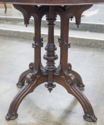 An American burr walnut occasional table, late 19th century, 70cm high, 86cm wide, 66cm deep - 2
