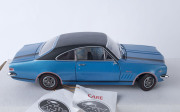 MODEL CARS: selection with Trax (Holden 50th Anniversary) 1:43 FX Holden 48/215 Sedan & 50/2106 Ute; 1:43 (Bathurst '72) LJ Torana GTR-XU1 cars 24C (driven by Colin Bond) & 28C (driven Peter Brock); 1:24 HK Monaro GTS 327; 1:24 XY Falcon GTHO Phase III; 1 - 4