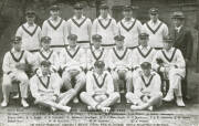 CRICKET GROUP, noted "Cricket Stories & Sketches" by Arthur Mailey [Sydney, c1958]; "10 for 66 and all that" by Mailey [London, 1959]; postcards "The Australian Team 1926" (2 - one with pencil signature at lower right); 1926 Players "Cricketers, Caricatur - 3