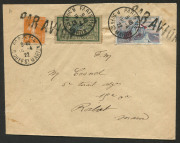 FRANCE - Aerophilately & Flight Covers: Aviation Exhibitions: 1909-43 selection mounted on album pages incl. 1909 First Aviation Exhibition postcard inscibed "Grande Semaine D'aviation (Premiere Journee)" with 5c Sower tied by 'BETHENY-AVIATION/MARNE/27-8 - 5