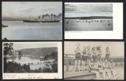 AUSTRALIAN PICTURE POSTCARDS: NSW & VICTORIA: early 1900s selection mostly used in NSW or Victoria incl. Melbourne & Sydney views and coastal scenes & real-photo types; also actresses, sentimental/greetings types, etc, plus a few overseas cards; variable - 4