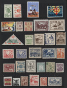 WORLD - General & Miscellaneous: World assortment incl. "Triumph" album reasonably well-filled with modest pickings, also USA with mint early 1900s issues, postmarks on album pages, cinderellas, etc; mixed condition. (many 100s) - 3