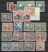 WORLD - General & Miscellaneous: British Commonwealth array with useful material mint or used incl. Silver Jubilee & KGVI sets, British Possessions/Overprinted issues in quantity; also nice old "Imperial" album with a few stamps, plus postmarks on album p - 4