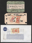 SOUTH AUSTRALIA: 1885-1970s array on hagners with 1885 Locomotive to 1/- incl, 2d (2) & 4d, 1940 Numeral Issue 3d, 6d ,1/- ,& 5/- in MUH blocks of 4, plus 5/-, 1/-, 6d & 3d on large-part parcel piece, decimal issues to $5 with heavily duplicated lower val