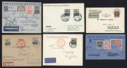 GERMANY - Aerophilately & Flight Covers: ZEPPELIN FLOWN COVERS: 1924 - 1936 group comprising a Sept.1924 Z.R.3 Friedrichshafen - USA flown cover, April 1932 Paraguay - Germany "Condor-Zeppelin" flown reg'd cover, October 1932 Argentina - Germany flown re