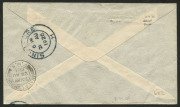 Malaya - Straits Settlements: AIRMAIL: 21 Aug.1926 (Muller 1, BEA.26.13d) Singapore - Kuala - Lumpur - (Port Swettenham) cover flown by Air Survey Co. with KUALA LUMPUR backstamp. - 2