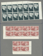 AUSTRALIA: General & Miscellaneous: 1913-80s accumulation with modest pickings incl. used Roos to 2/- and KGV Heads to 1/4d, 1½d Sturt Plates 1 to 7 corner blocks of 4, 1/- ANZAC & Jubilee set mint, other pre-decimals in mint multiples, plus an album wit - 2