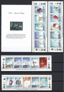 AUSTRALIA: Cinderellas: Collection in two large & one small stockbook with "Stamp News" beer duty & 'PALS' facsimiles, Unadopted Essays souvenir sheets, stamp show emissions, "Comet" transport labels, various other parcels labels and post office stationer - 4