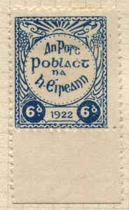 IRELAND: 1850s-1939 semi-specialised collection with GB 1850-64 1d reds imperf & perforated (4) used on covers in Ireland; 1906-22 Sinn Fein/IRA propaganda labels (5), 1922 Dollard overprint proofs in black and in red, mint Seahorses with Dollard 2/6d (2, both shades) & 5/- (MUH), 1922-23 (Dec) Thom 2/6d chocolate-brown & pale brown shades, 1927-28 Govt Printing Office (wide date) 2/6d & 5/-, 1935 Re-engraved 2/6d & 5/- (MUH); also offsets & overprint varieties incl Thom 3d "'S' over 'E'"