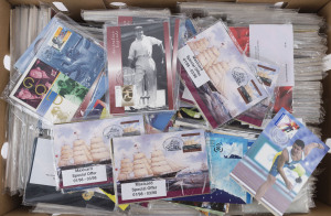 AUSTRALIA: Decimal Issues: MAXIMUM CARDS: 1980s-2000s Maximum Card accumulation in two cartons including International Post, mostly cancelled on FDI, heavy duplication throughout, many still in retail cello packs indicating a huge initial cost. Substanti