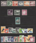 NAURU: 1954-91 MUH array on hagners with 1954-65 pre-decimals complete, decimals incl. numerous commemorative and defintive sets, plus eight M/Ss, generally very fine. (few 100s)