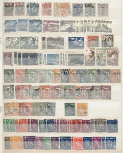 SCANDINAVIA: 1860s-2000s used accumulation in stockbook with selections from Denmark, Finland & Norway with sets, part-sets and odd values; some duplication, modest pickings throughout, generally fine.