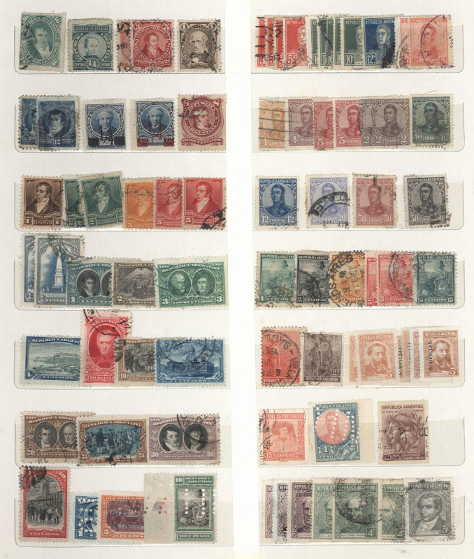 WORLD - General & Miscellaneous: Argentina, Brazil & Cuba 1870s-1990s accumulation in stockbook, mostly used with sets, part sets & odd values, also noted Argentina 1987 Fish M/Ss (2 sets) MUH and Brazil 1988 Fish sheetlet MUH; lots of thematic appeal in