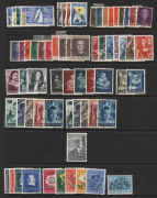 NETHERLANDS: 1852-1952 with imperfs incl. King William 5c, 10c & 10c pair, 1876 ½c Numeral P12½ block of 4 unused, 1908 Wilhelmina 50c grey/violet mint, 1923 Surcharges mint, 1923 1g on 17½c P12½c used, 1936 Kinder Fund mint, 1938 Culture Fund mint, 1951 - 2