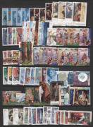 AUSTRALIA: Decimal Issues: 1966-2000s collection in binder incl. heaps of commemorative sets, se-tenant commemorative strips, M/Ss, Definitives to $10 Wetlands, $10 International Post & $20 Glover, predominantly fine/very used. (many 100s).
