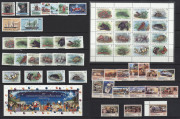 CHRISTMAS ISLAND: 1958-2000s Collection on hagners, mostly MUH with sets incl.1958 Overprints (hinged mint), 1963 Pictorials, 1968 Fish, 1982 Birds, 1985 Crabs 1st, 2nd & 3rs series, 1987 Wildlife (plus sheetlet to $2), 1990 Transport, 1992 Shells, few 19 - 2