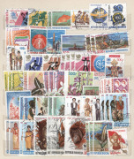 INDONESIA: 1940-2000s mostly used array crammed into small stockbook incl. 1949 'MERDEKA DJOKJAKARTA' overprints on mint Pictorials (8), later issues with attractive sets, part-sets & singles; also 1955 airmail cover to Germany & 2002 Timor-Leste Independ - 2