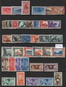 ITALY: 1930s-51 mint and used collection on hagners short/part sets & sets incl. 1930 Vergil 5l+1.50l & 10l+2.50l mint, 1930 Portraits mint plus 5l+2l used, 1932 Garibaldi 1.75l +25c & 5l+1l mint, 1933 Zeppelin Air set unused (no gum), 1934 Football set ( - 2