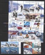 AUSTRALIA: General & Miscellaneous: Australian Antarctic Territory 1959-2000s mostly MUH collection with pre-decimals complete, 1966-68 Pictorials, 1979-81 Ships, 1984 Antarctic Scenes, 1995 Whales & Dolphins M/Ss (2) one with Singapore Stamp Exhib. overp - 4