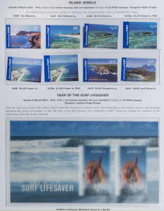 AUSTRALIA: Decimal Issues: 2004-2007 largely complete MUH collection housed in Seven Seas hingeless album including peel-and-stick, M/Ss & International Post issues, F/V: $500+. (100s)