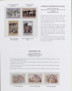 AUSTRALIA: Decimal Issues: 1984-1993 apparently complete MUH collection in Seven Seas hingeless album, values to $20 plus specimen overprints, framas, booklet panes plus a few CTO items incl.1984 Ausipex M/Ss cancelled on each day of the show, MUH F/V (ex - 2