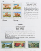 AUSTRALIA: Decimal Issues: 1984-1993 apparently complete MUH collection in Seven Seas hingeless album, values to $20 plus specimen overprints, framas, booklet panes plus a few CTO items incl.1984 Ausipex M/Ss cancelled on each day of the show, MUH F/V (ex - 3