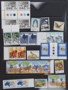 AUSTRALIA: Decimal Issues: 1966-86 &1966-83 mostly MUH in two hingeless Seven Seas albums, the former somewhat patchy, the latter largely complete, values to $10, also some pre-decimal & decimal multiples on hagners, plus AAT 1966-68 pictorial set, etc; - 2