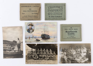 WORLD - Picture PostcardsGreat Britain: 1900s-40s array of black & white (majority) and coloured cards, mostly tourist types including famous historical characters & landmarks, buildings, castles, churches & cathedrals, resorts & coastal scenes, also a few actress types and some real-photo snapshot packs; condition is quite mixed. (100s)
