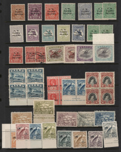 WORLD - General & Miscellaneous: British Commonwealth: KGV era mint and used accumulation including mint multiples & Silver Jubilee omnibus issues, better content noted from New Zealand, New Guinea incl. NWPI & Papua; condition variable. (100s)