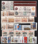 AUSTRALIA: Decimal Issues: 1966-2000s used collection in ringbinder with many VFU commemorative sets with FDI or CTO cancels, plus se-tenant strips, M/Ss, Definitives to $10 Wetlands (2, one is a M/S) and $20 Glover, International Post values to $10; attr - 3