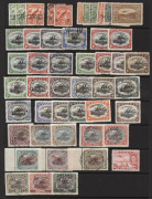 PAPUA: 1901-30s mint & used range on hagners with Lakatois incl. 1910-11 Large Papua 2/6d Type C mint, 'OS' perfins to 6d used, also New Guinea with Huts to 6d, plus range of Birds incl. Undated £1 Air used, NWPI with Roos to 6d mint (2) & used and 9d min - 2