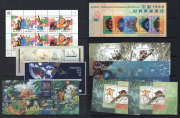 AUSTRALIA: Decimal Issues: 1970-2000s M/Ss and sheetlets accumulation mostly MUH (some fine used) incl. 1970 Cook imperforate (2, one with ANPEX ovpt & "Double spear" variety), some 1990s-2000s issues with Stamp Show overprints, FV: $160+ (MUH) - 2
