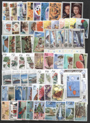 WORLD - General & Miscellaneous: Fiji and Pitcairn accumulation in ringbinder mostly 1940s-1990s era with a few earlies, strength in 1970s-90s sets MUH or used, plus a few M/Ss, some duplication incl. MUH Pitcairns 1977 Definitive set to $2 QEII (6), 1984 - 2