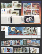 WORLD - General & Miscellaneous: British Commonwealth: eclectic array in ringbinder 1880s-1980s array in binder with sets part-set & singles with East Africa & Uganda 1919 4c on 6c in large mint multiples, Belize 1980 Shells M/Ss MUH. Gibraltar 1990s M/Ss - 2